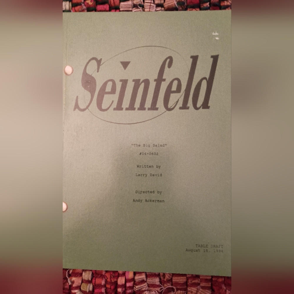 Seinfeld Salt & Pepper, Napkin Dispenser, Screenplay, & Cards Set - Picture 4 of 5